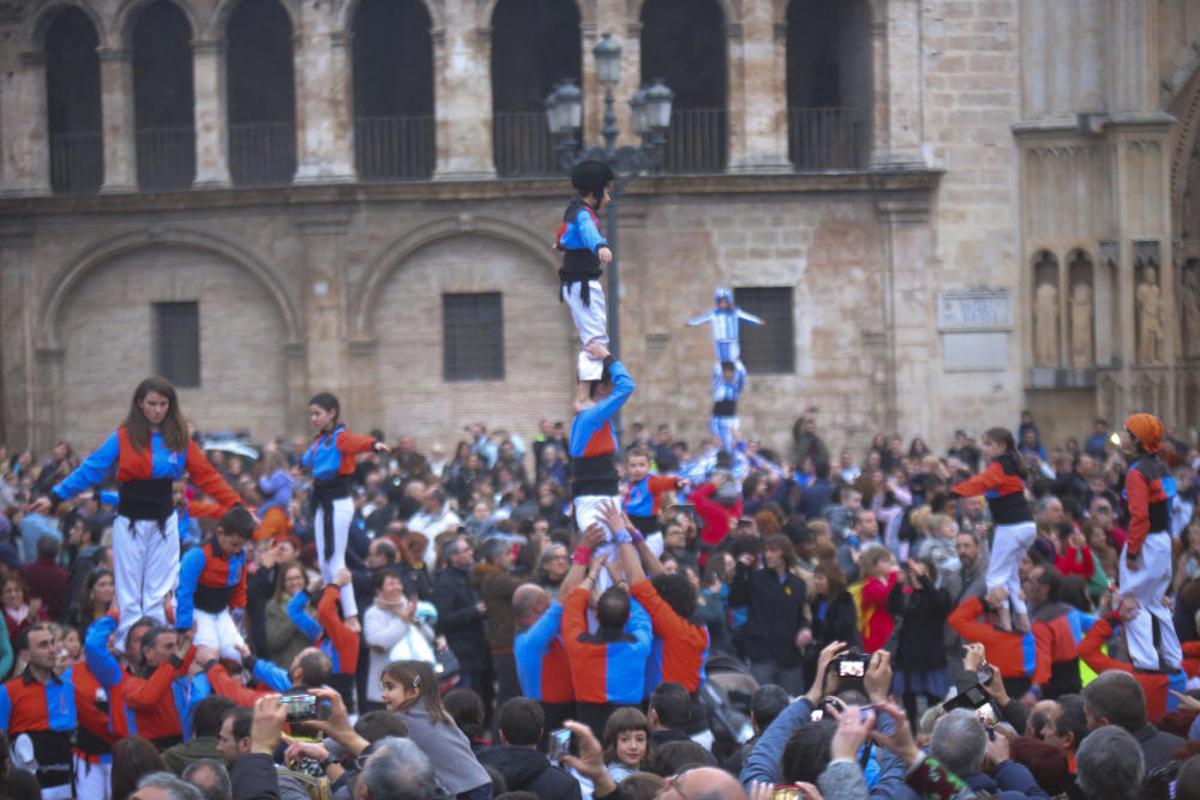Concentración de Escola Valenciana en València