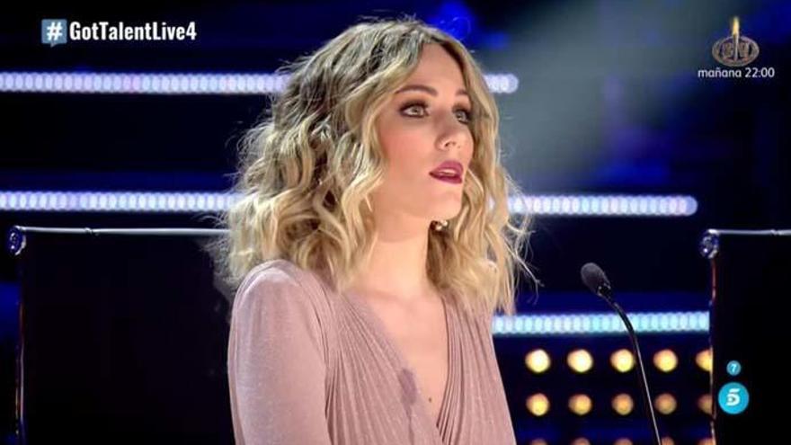 Edurne no pudo disfrutar de sus favoritos.