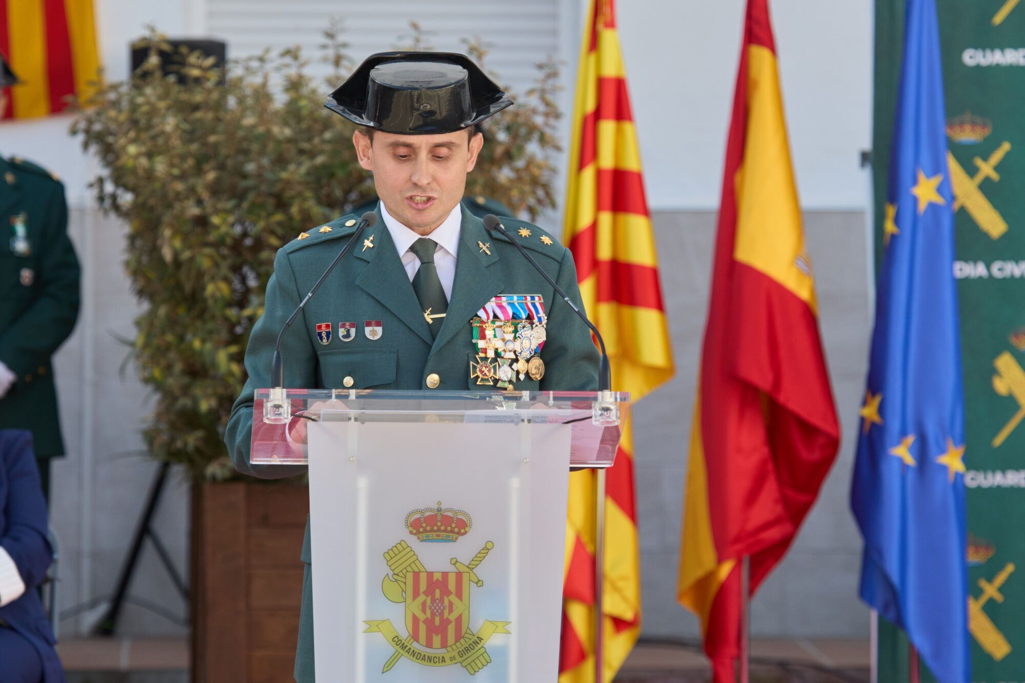 Les millors fotos de l'acte conmemmoratiu Comandància de la Guàrdia Civil a Girona