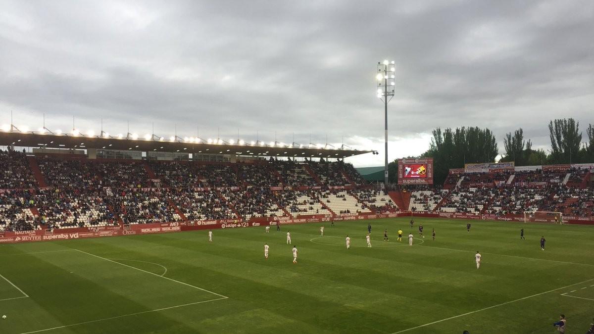 Vista general del Carlos Belmonte durante el Albacete-Barcelona B.