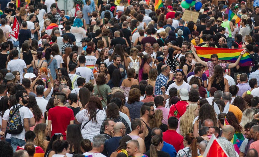 Alicante ondea la bandera del Orgullo LGTBI