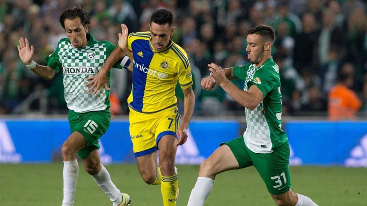 Imagen de un encuentro entre Maccabi Haifa y Maccabi Tel-Aviv