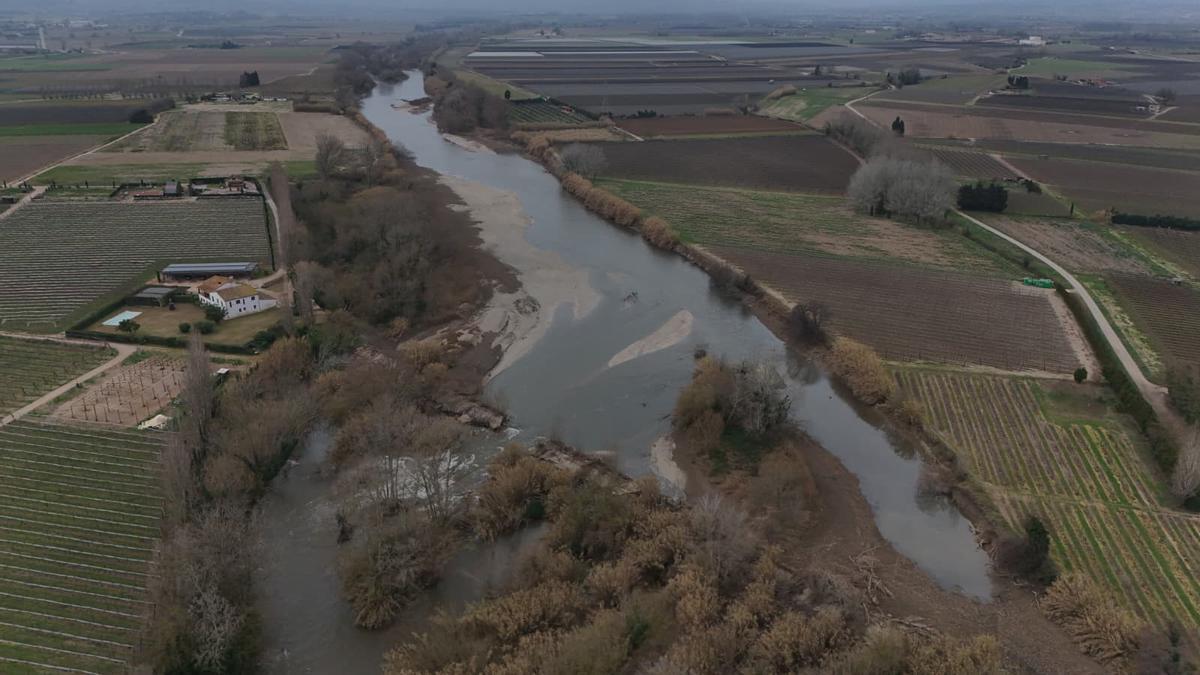 Una imatge de la resclosa d'Ullà.