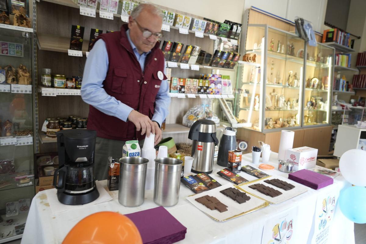 Café solidario Cáritas
