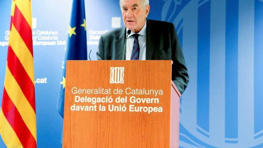 El consejero de Acción Exterior de la Generalitat, Ernest Maragall. // Efe