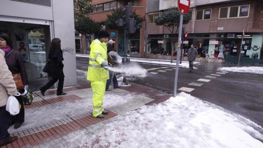 Un invierno en la capital de hace una década.