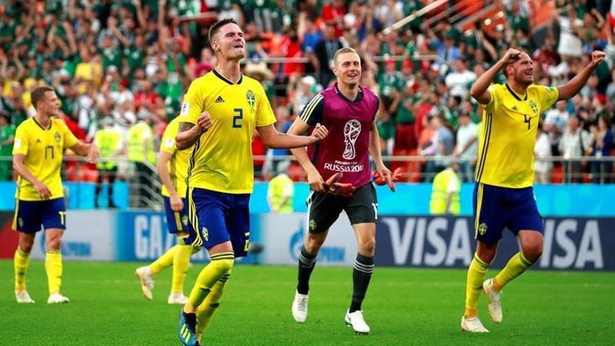 México se hunde ante Suecia (3-0) pero el triunfo de Corea la clasifica