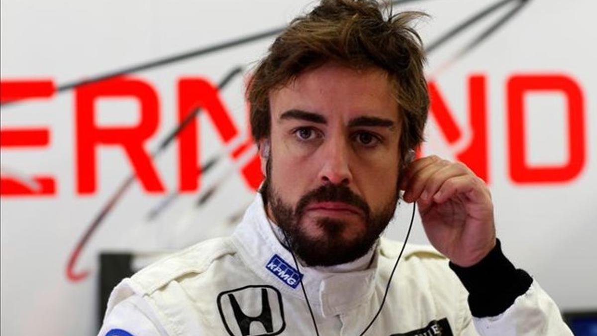 Alonso, en los test de McLaren