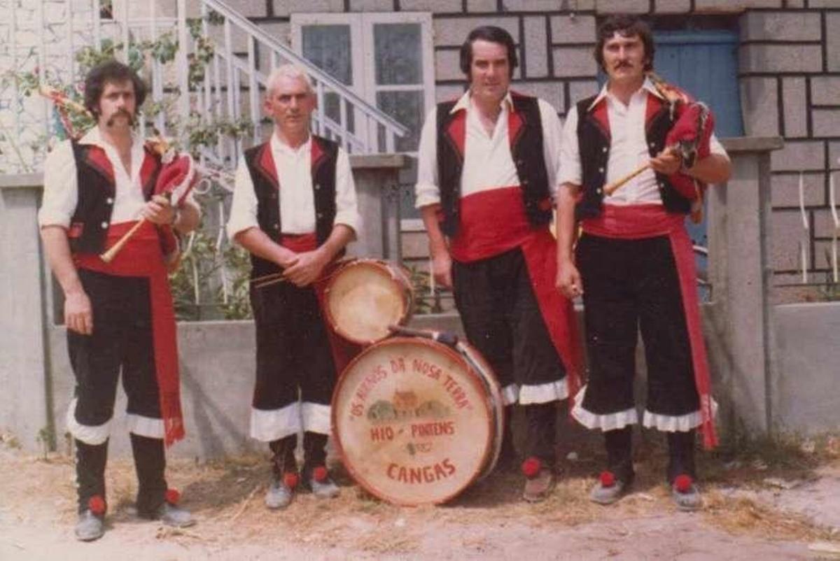 Grandes gaiteiros no Entroido do Hío