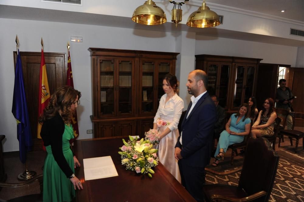 Primera boda en el Colegio Notarial de Murcia