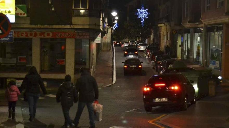 A la derecha de la imagen, contenedores en la calle Madrid, una de las vías donde se va a actuar.