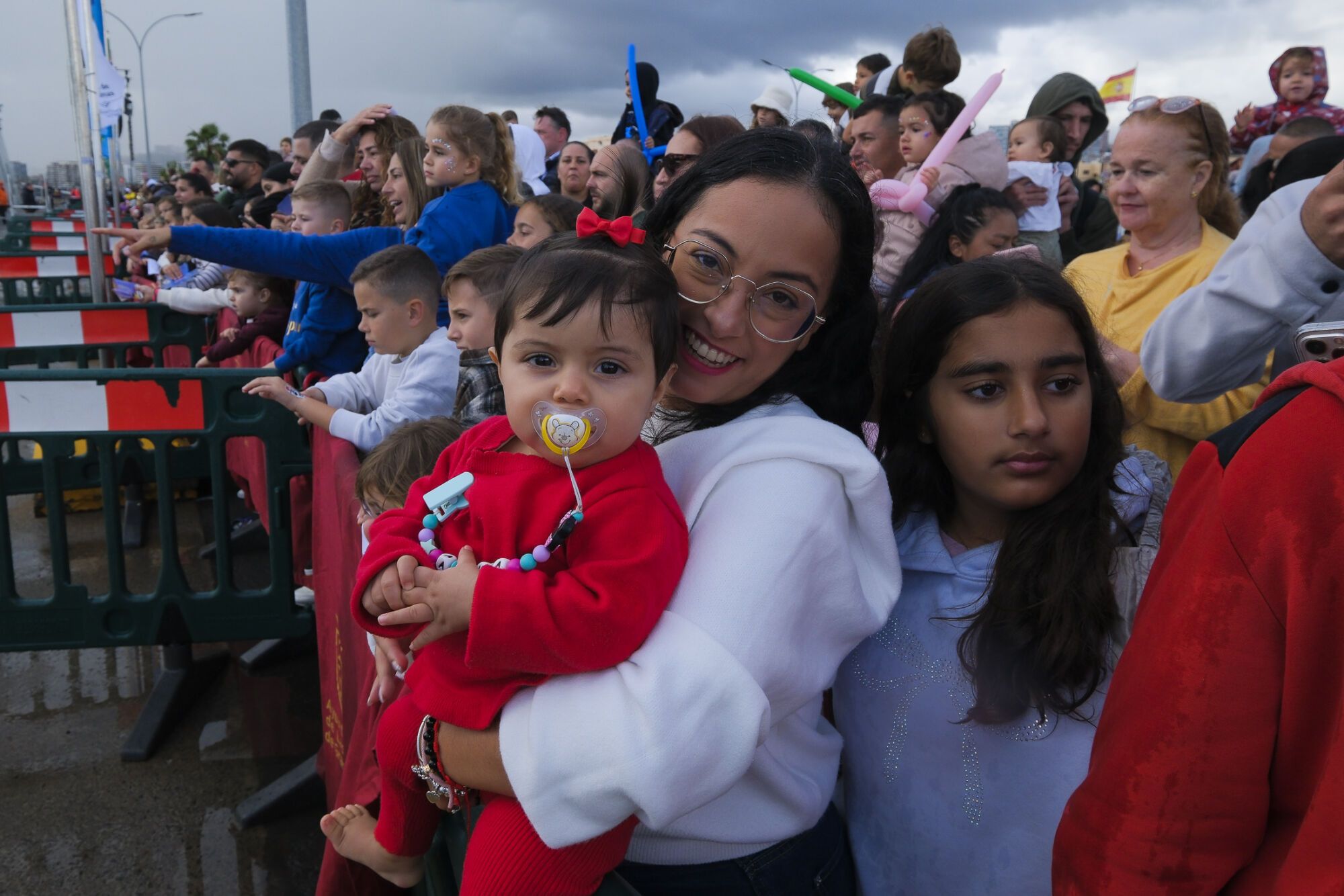 Llegada de los Reyes Magos, en la Base Naval 