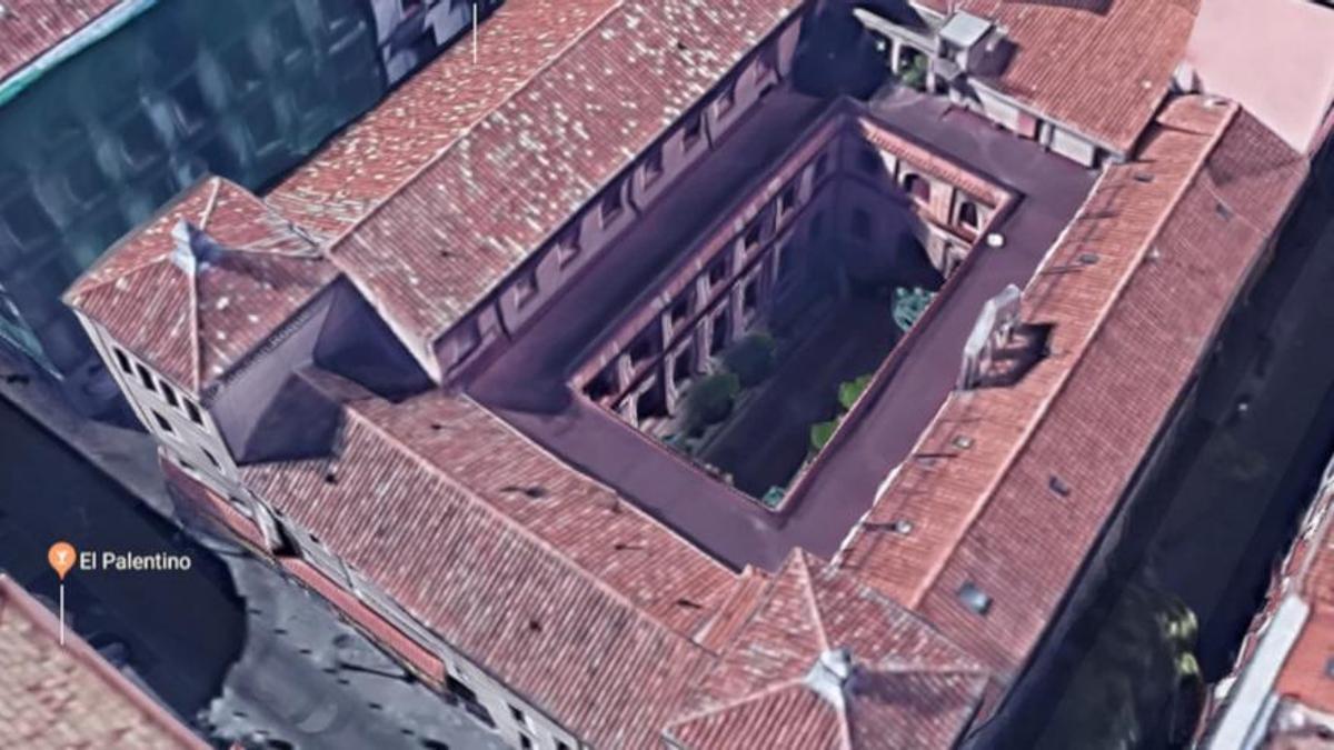 Vista aérea del convento de San Plácido