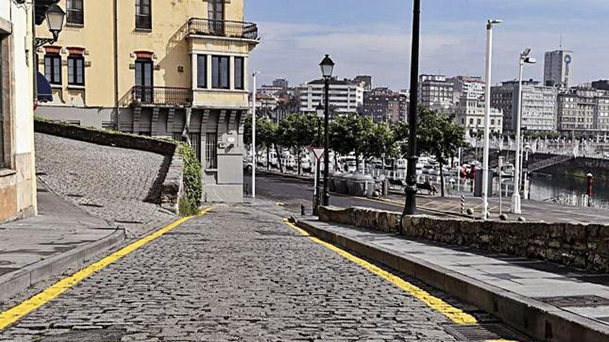 Las calles adoquinadas de Cimadevilla serán sometidas a una reforma integral