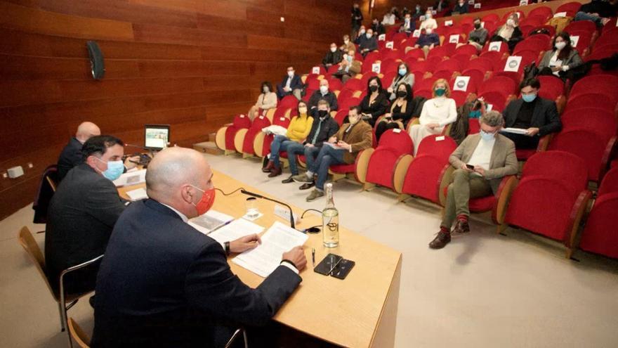 Presentación del Plan Estratégico de Turismo en el salón principal del Edificio Moneo