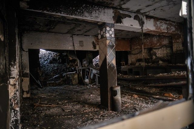 Volcán de La Palma, plataneras y zona de exclusión