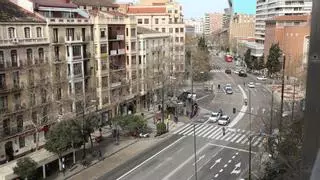 El eje del paseo María Agustín-paseo Pamplona, la gran brecha para los ciclistas de Zaragoza