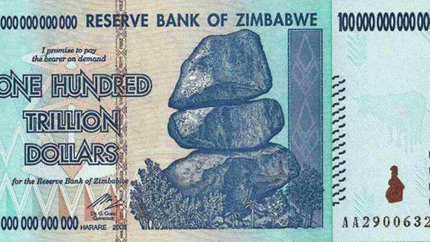 Adiós a los billones de dólares en Zimbabwe