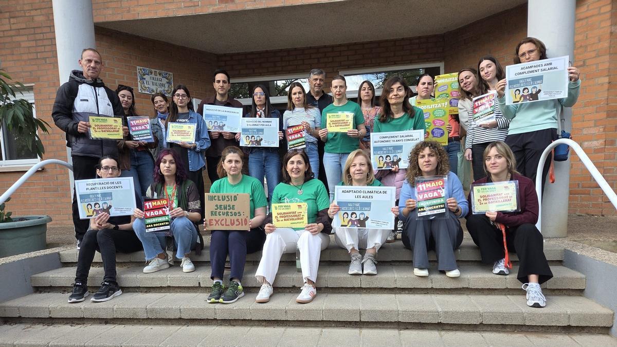 Centros educativos de l'Horta Sud se suman a la huelga docente convocada para el 11 de mayo
