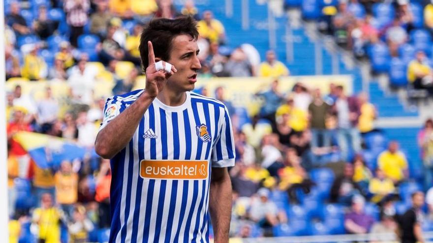 El delantero de la Real Sociedad Mikel Oyarzabal