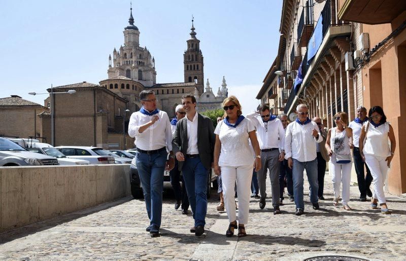 Visita de Pablo Casado a Tarazona