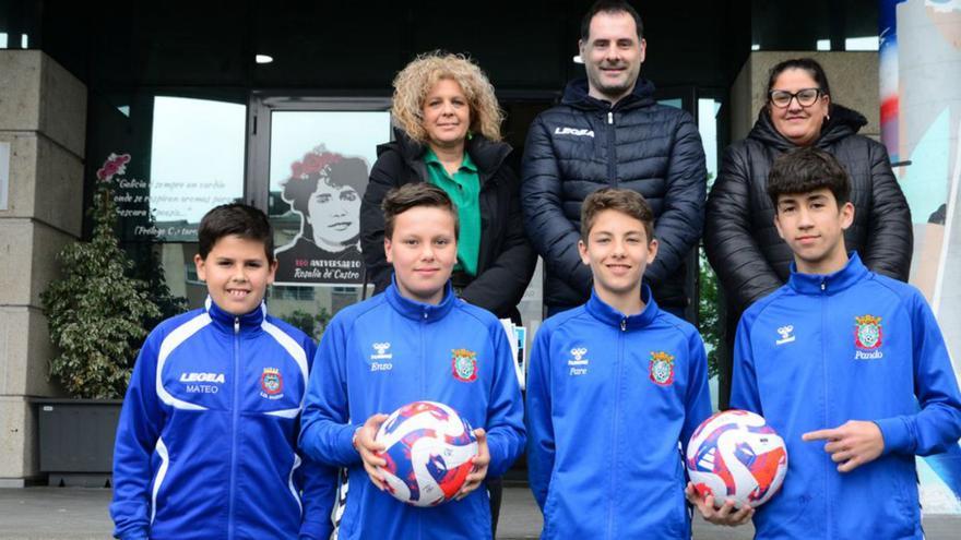 Presentación del Torneo Solidario del Moaña. |  // G. NÚÑEZ