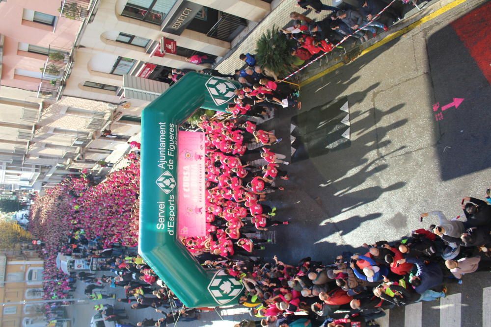 Sortida de la 1a Cursa de la Dona de Figueres