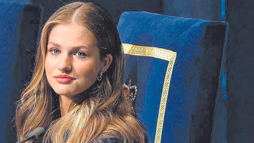 La princesa de Asturias, Leonor de Borbón, durante la 43º edición de los Premios Princesa de Asturias.