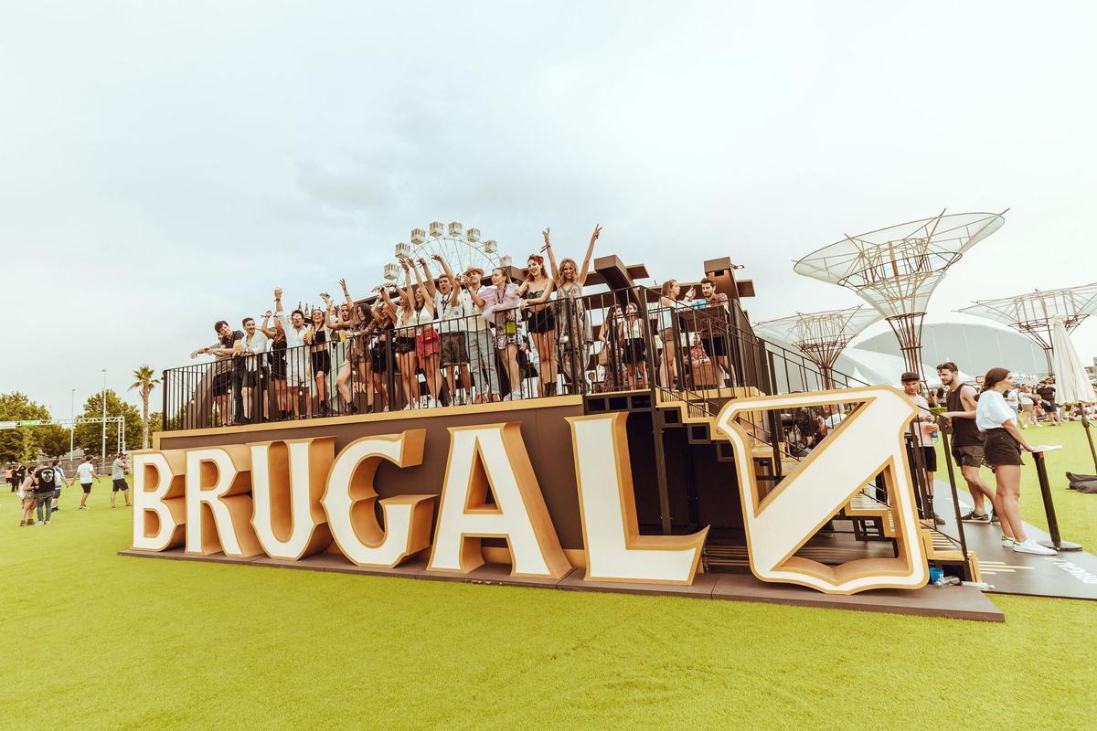 El 'stand' de Brugal en el festival Mad Cool