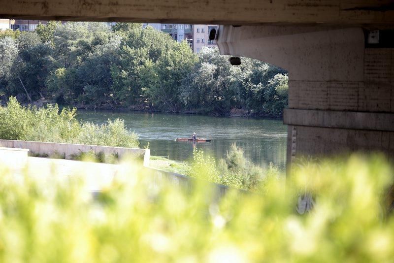 Las mejores imágenes de la ola de calor en Zaragoza