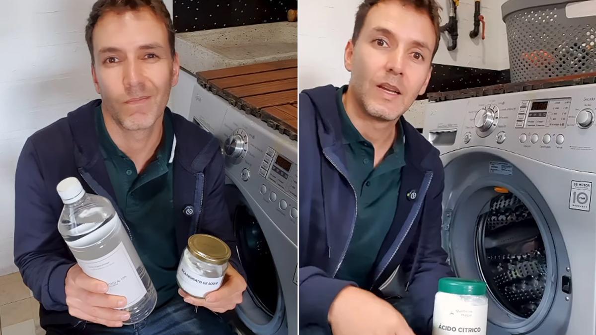 Diego Fernández, ingeniero químico, desmonta los mitos sobre la limpieza de la lavadora: "El bicarbonato y el vinagre no sirven"
