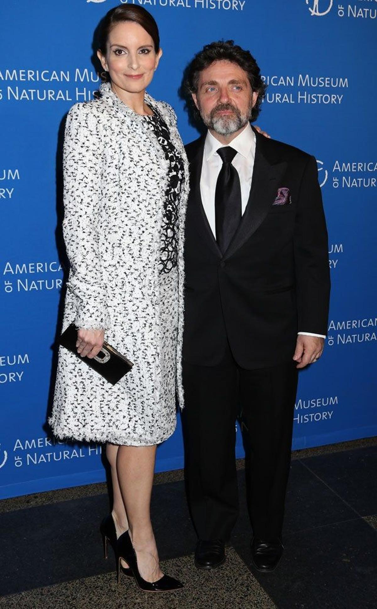 Tina Fey y Jeff Richmond, en la gala del Museo de Historia Natural de Nueva York