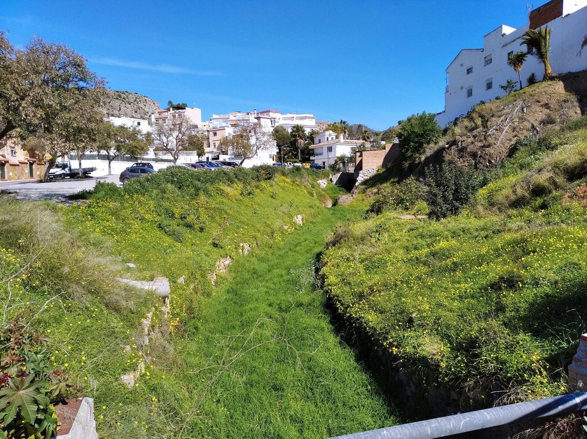 El cauce del arroyo del Cuarto, junto al Camino de San Alberto, en marzo de 2021.