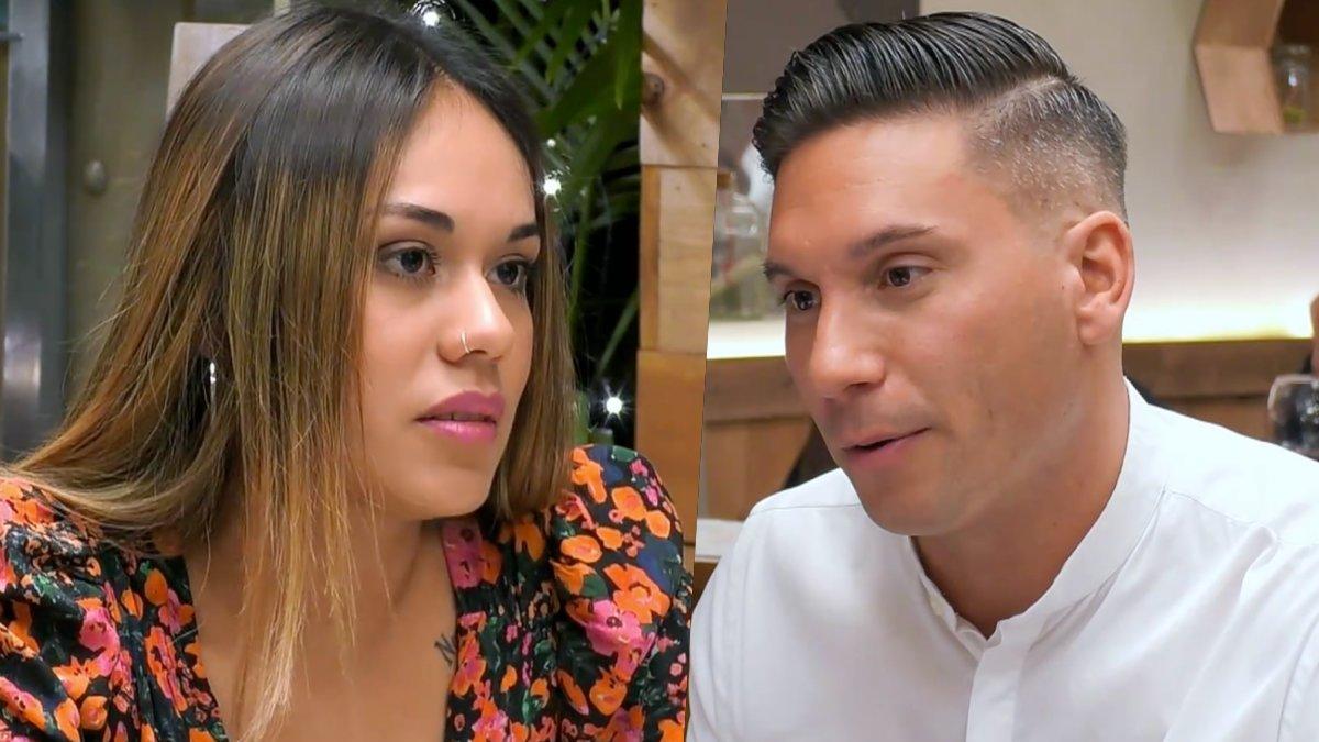 Cristina y Borja en 'First Dates'