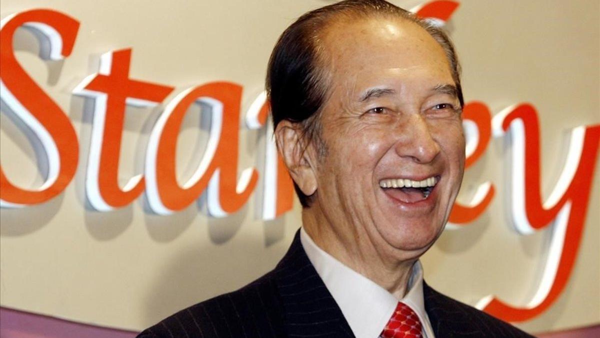 Stanley Ho, en la celebración de su 85 cumpleaños en Hong Kong