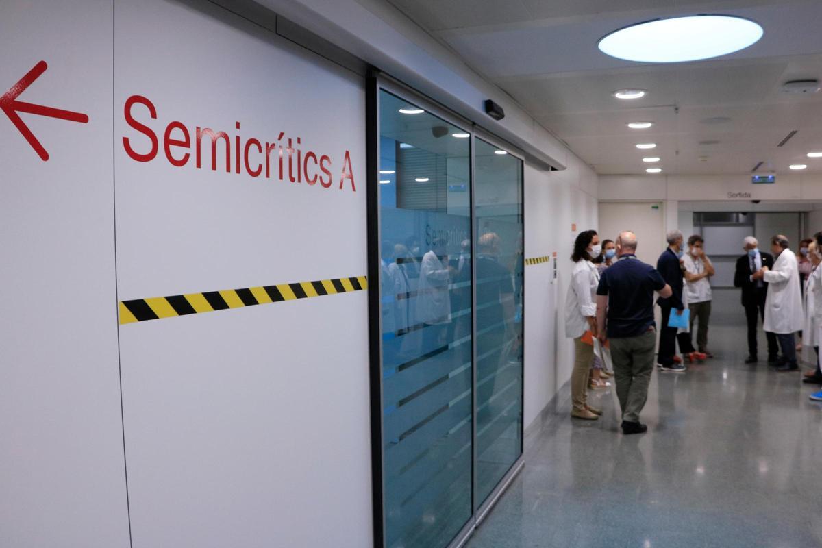 La nueva unidad de Semicríticos del Hospital de Sant Pau.