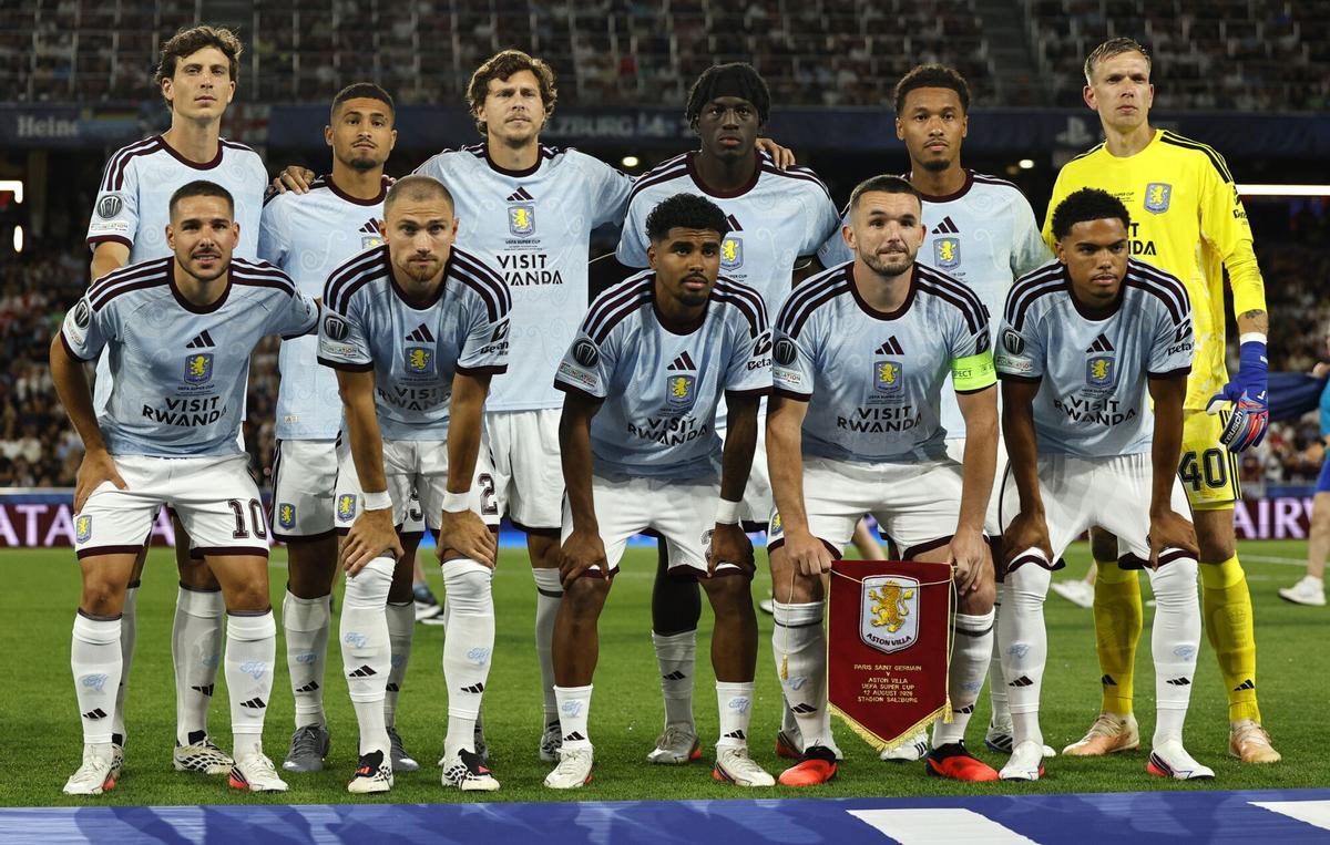 Las imágenes de la final de la Supercopa de Europa: PSG-Aston Villa.