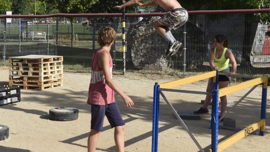 Exhibició de parkour dissabte a la tarda al Congost