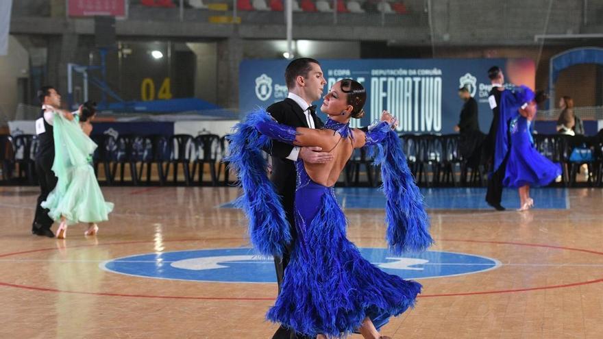 El baile deportivo conquista el Palacio de los Deportes de Riazor