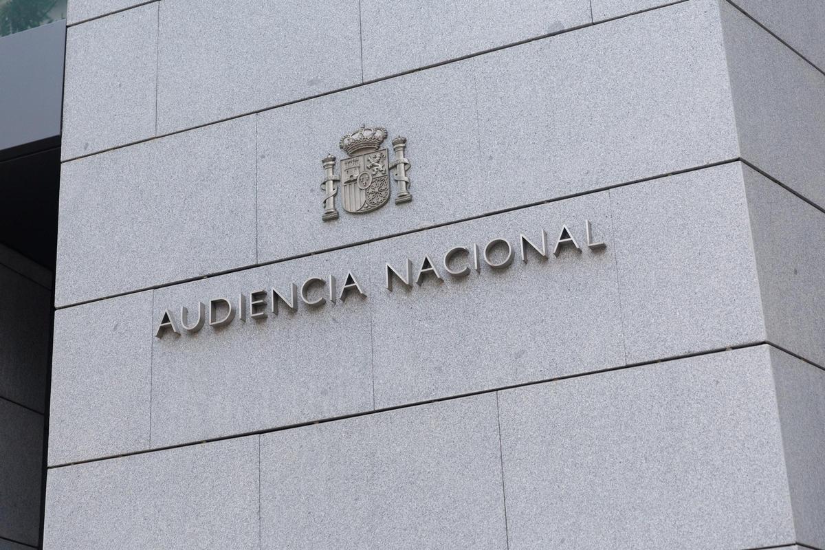 Una imagen de la fachada de la Audiencia Nacional.