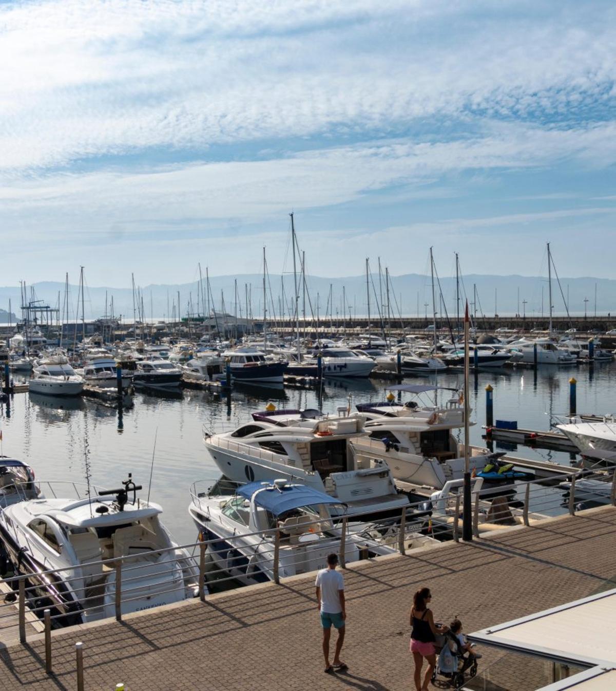 Puerto deportivo de Sanxenxo.