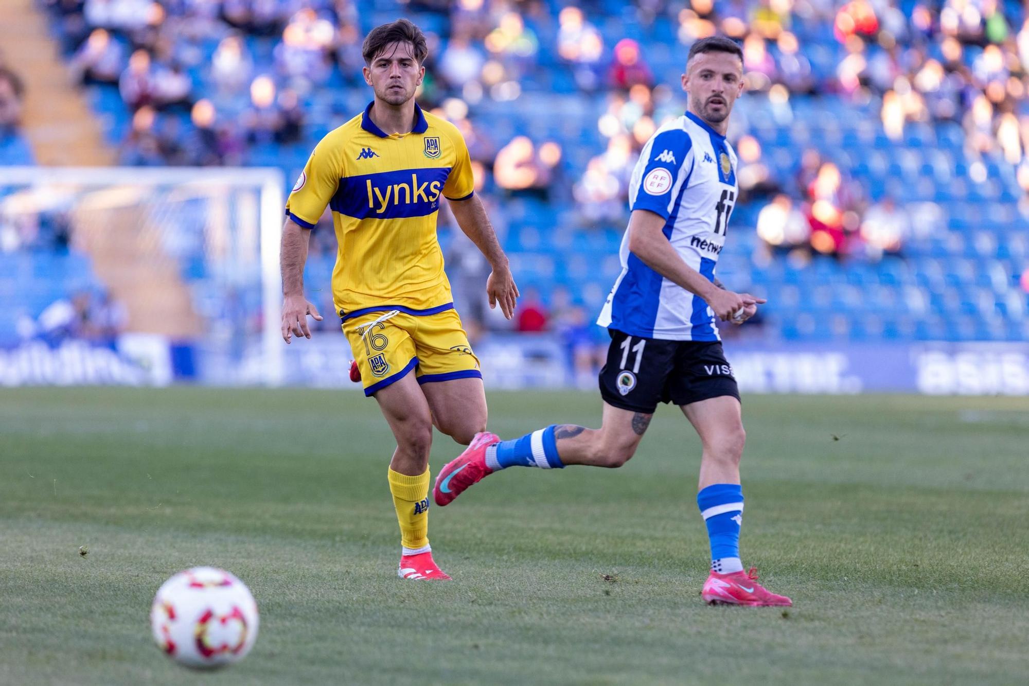 El Hércules derrota al Alcorón con dos goles en la segunda parte