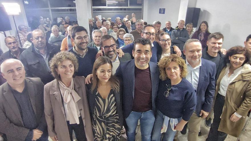 El presidente provincial en su discurso.