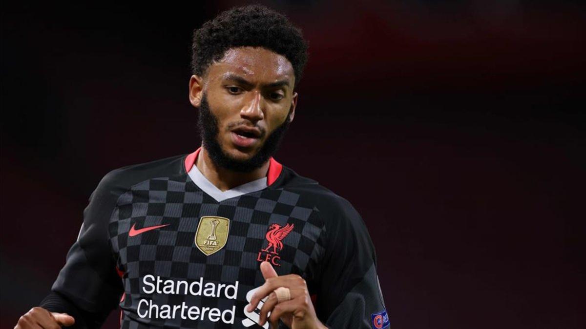 El zaguero del Liverpool, Joe Gomez, en una imagen de archivo