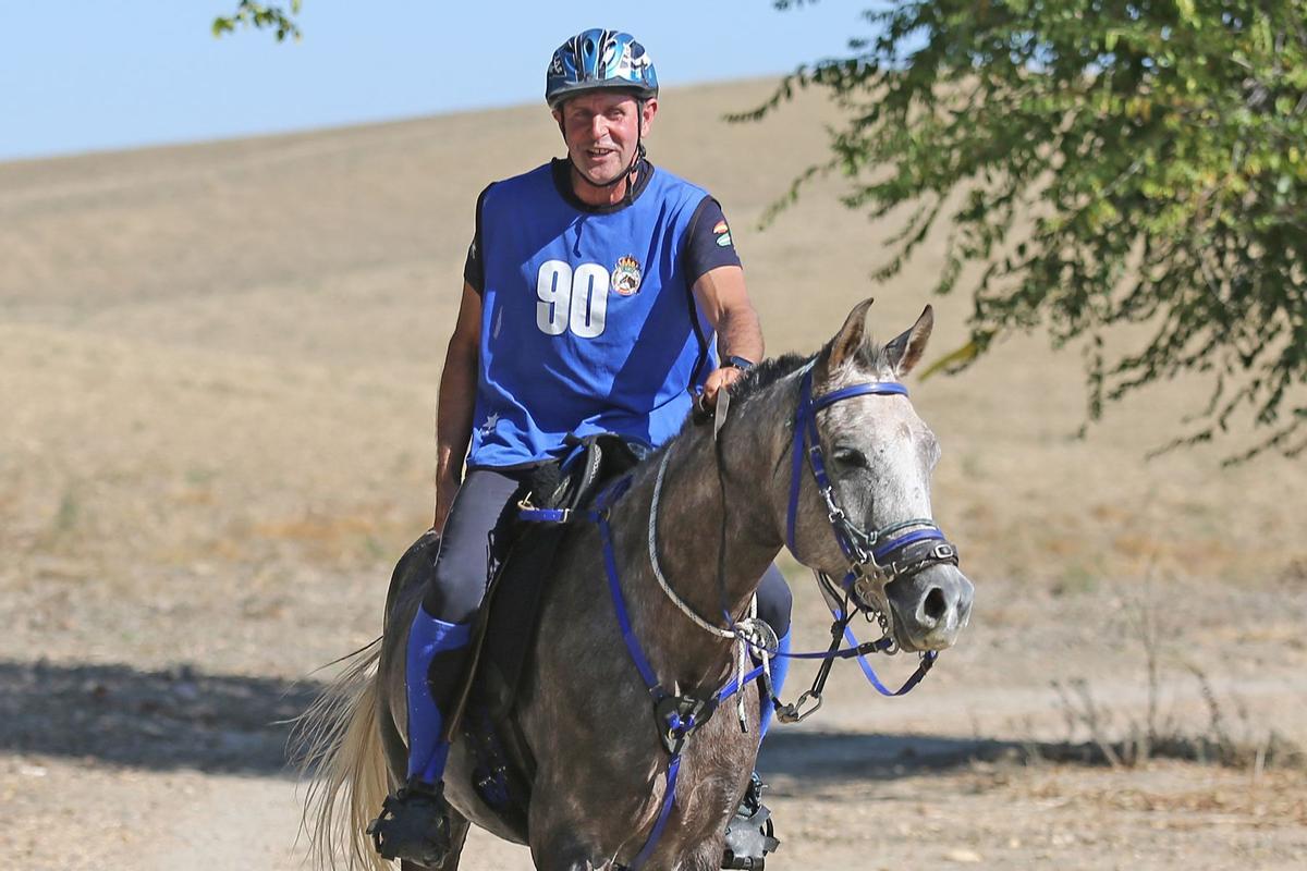 Francisco Gutiérrez Casado, a lomos de Rayo, se proclamó campeón del raid hípico.