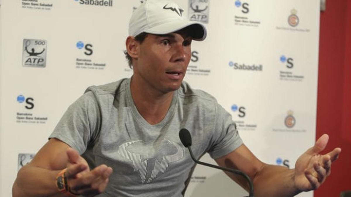 Nadal habló en la previa del Sabadell Open Banc