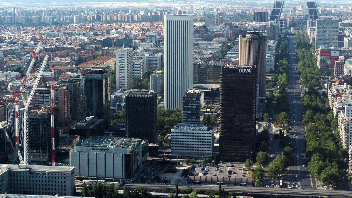 Azca, el distrito financiero de la capital.