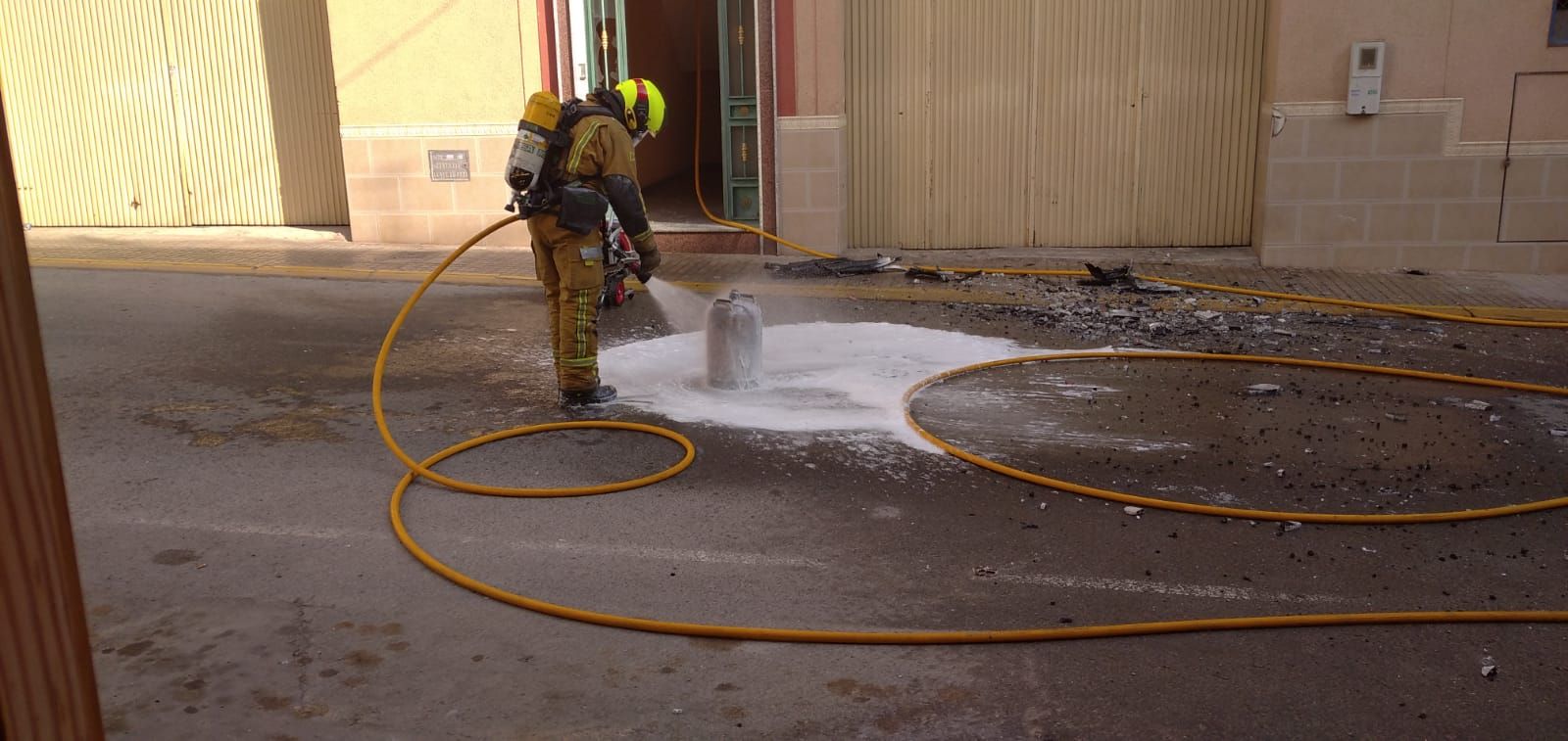 Incendio de una vivienda de Crevillent