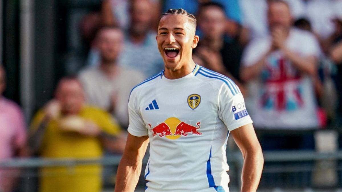 Mateo Joseph, en la pretemporada con el Leeds