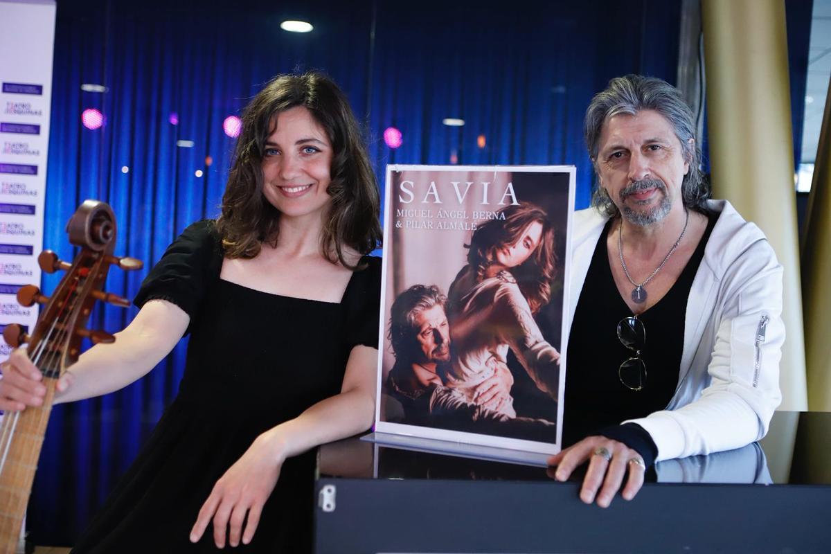 Miguel Ángel Berna y Pilar Almalé presentan 'Savia' en el Teatro de las Esquinas